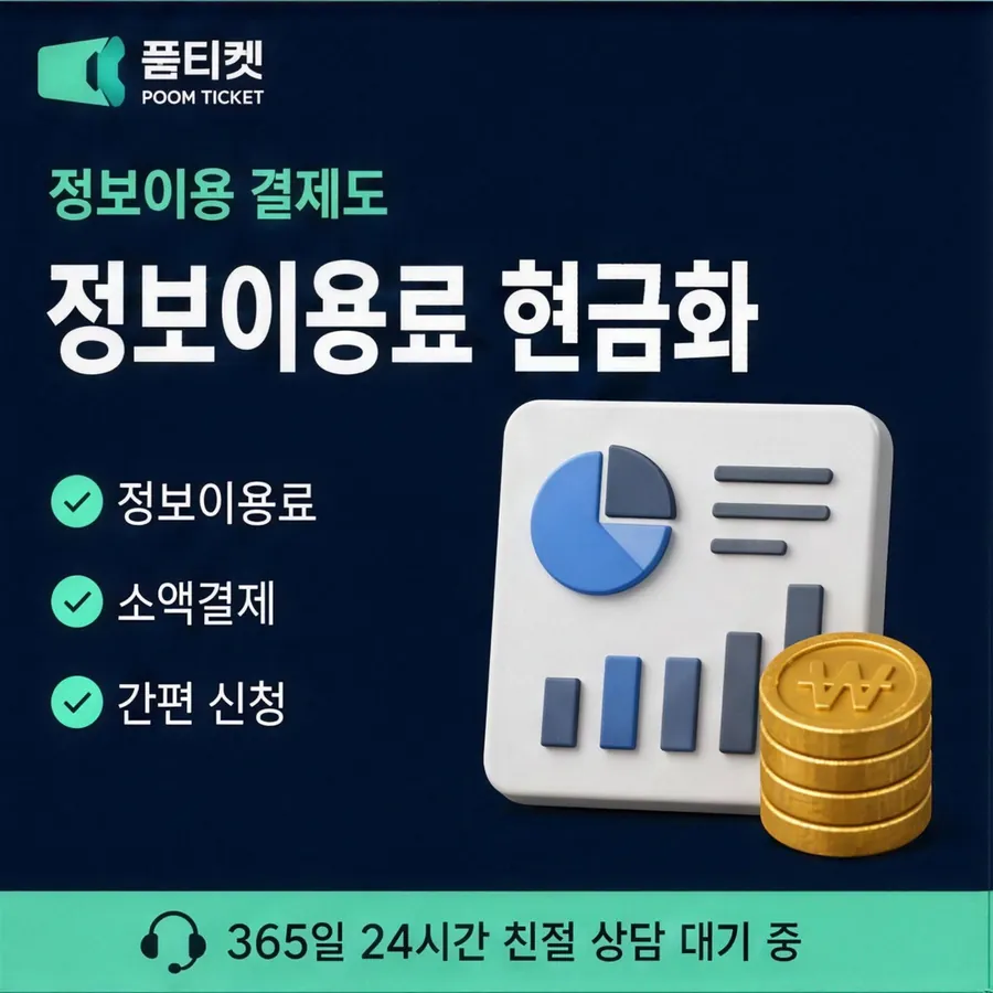 품티켓 LG 콘텐츠이용료 수수료 산정 판단 기준 안내 이미지